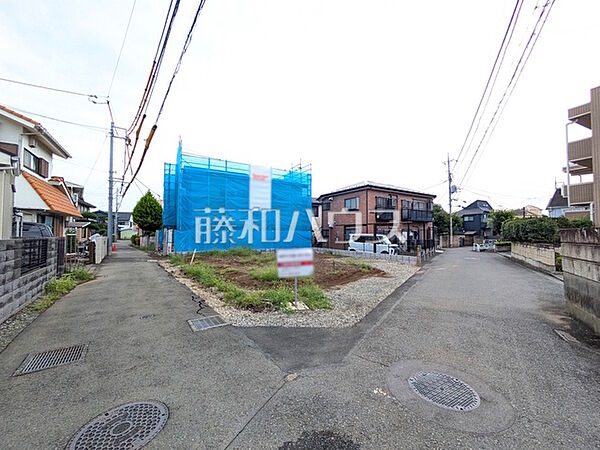 接道状況および現場風景　【立川市柴崎町1丁目】