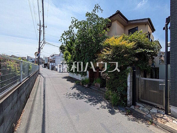 接道状況および現場風景　【練馬区西大泉町】