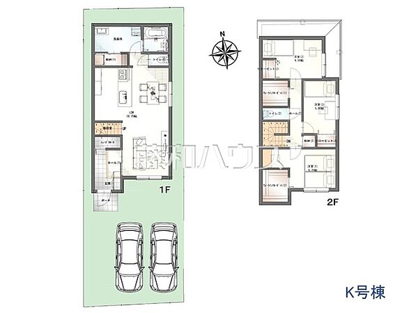 【K号地プラン例】建物価格3193万円＋土地価格4090万円＝総額7283万円