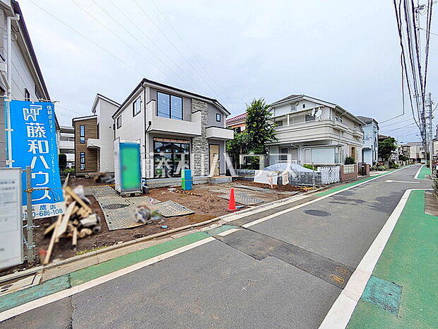 接道状況および現場風景 【三鷹市井口5丁目】