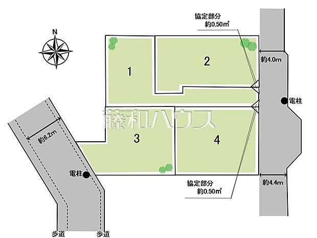 全体区画図　【三鷹市井口5丁目】