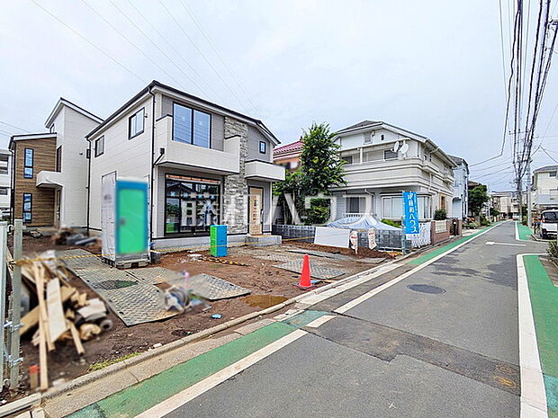 接道状況および現場風景 【三鷹市井口5丁目】