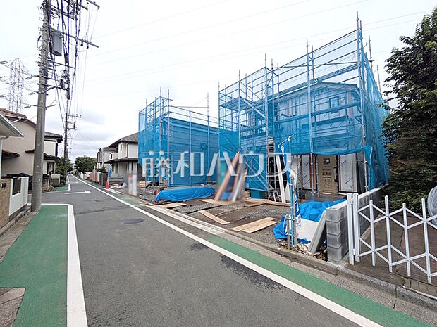接道状況および現場風景　【三鷹市井口5丁目】