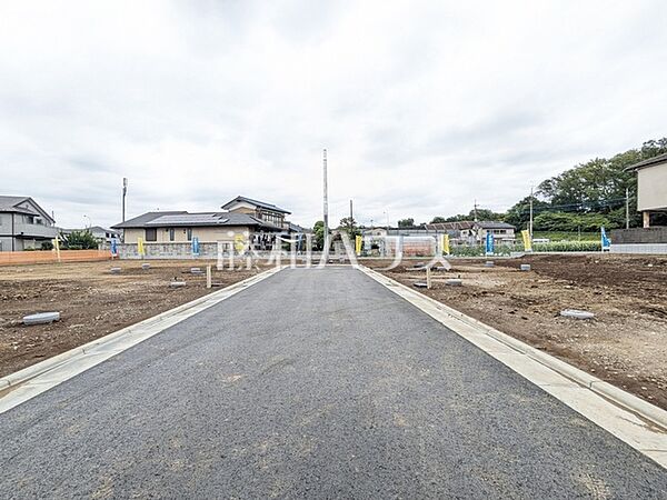 接道状況および現場風景　【清瀬市旭が丘3丁目】