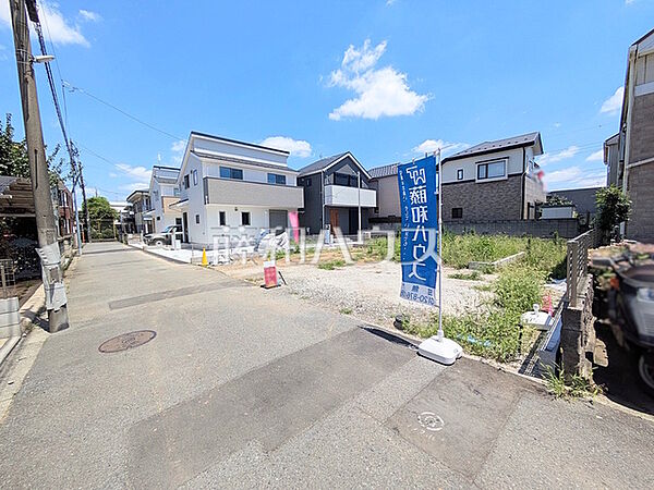 接道状況および現場風景　【西東京市北原町1丁目】