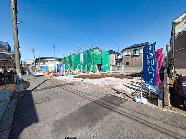 接道状況および現場風景　【西東京市北原町1丁目】