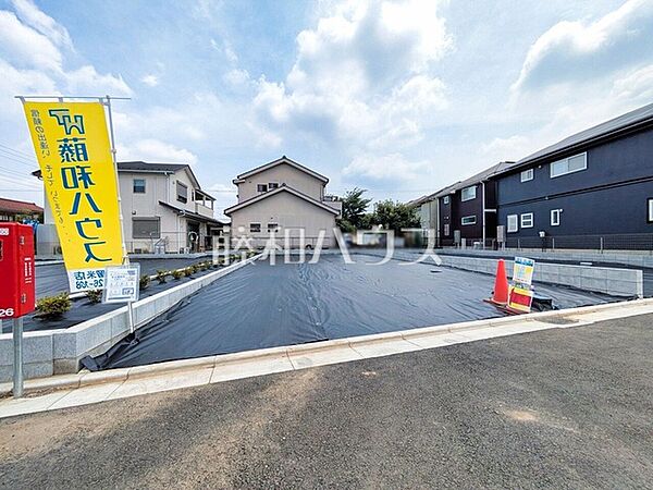 4号地　現地写真　見学はしたいけど、なかなか時間が取れない・・・そんな方に出勤前や仕事終わりにマイホームを見学できるサポートをいたします。【東久留米市前沢1丁目】