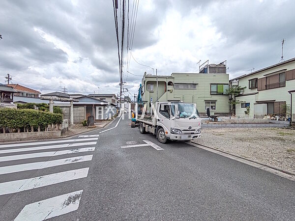 接道状況および現場風景　【練馬区大泉町2丁目】