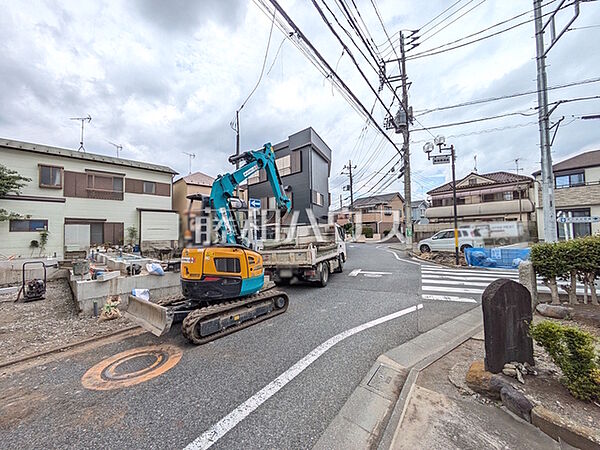 接道状況および現場風景　【練馬区大泉町2丁目】