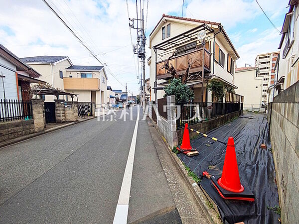接道状況および現場風景　【小平市小川西町3丁目】
