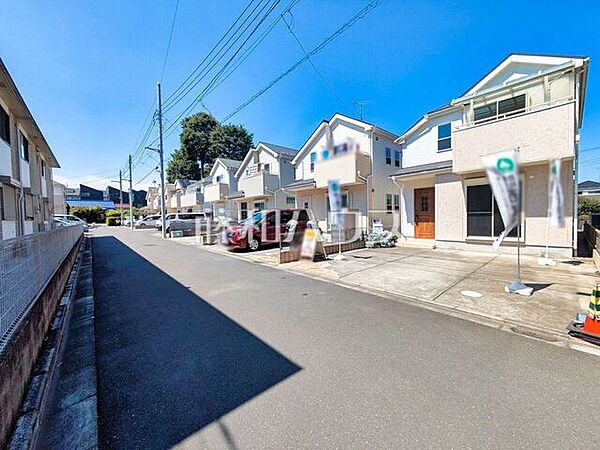 接道状況および現場風景　【東久留米市柳窪4丁目】