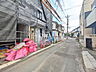 外観：接道状況および現場風景　【和光市白子2丁目】