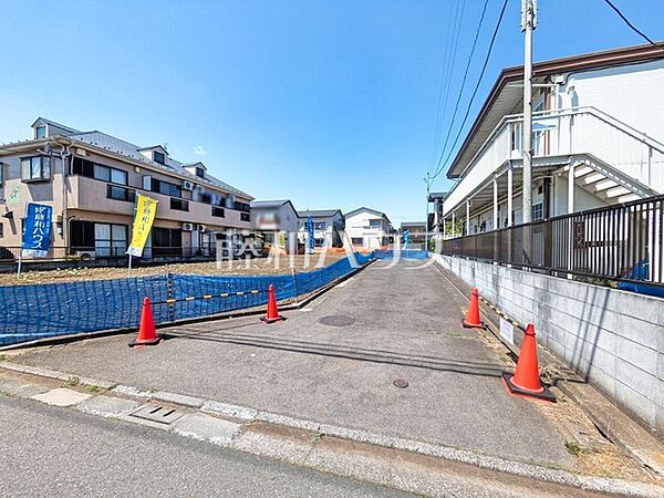 接道状況および現場風景　【小平市学園西町2丁目】