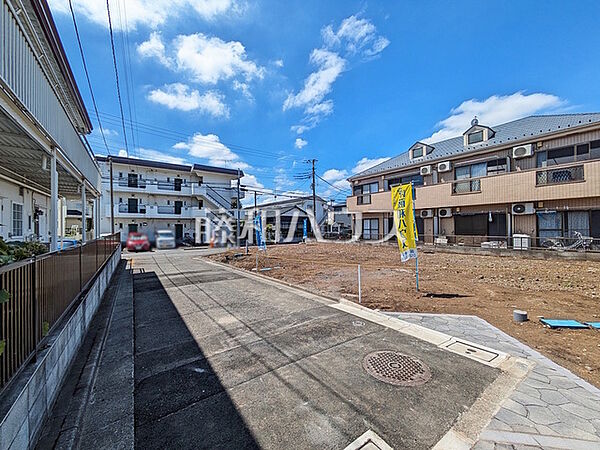 接道状況および現場風景　【小平市学園西町2丁目】