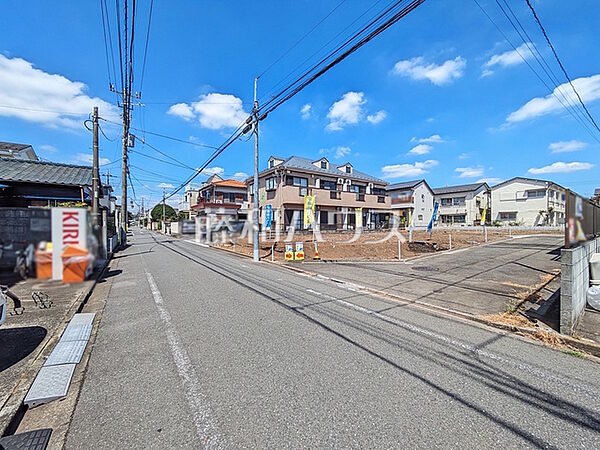 接道状況および現場風景　【小平市学園西町2丁目】