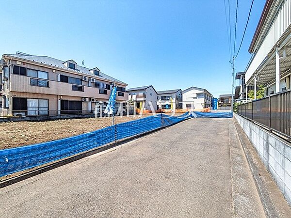 接道状況および現場風景　【小平市学園西町2丁目】