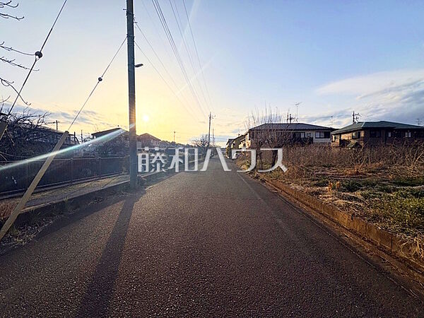 接道状況および現場風景　【日野市三沢】