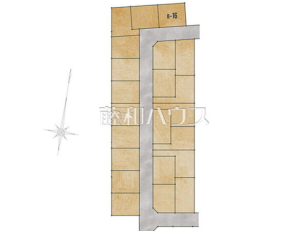 区画図　【立川市幸町4丁目】 ンセプトは「ブリティッシュ」。公園へ繋がる遊歩道に一部隣接し、オーセンティックな時間が流れる味わい深く上質な生活がここに。