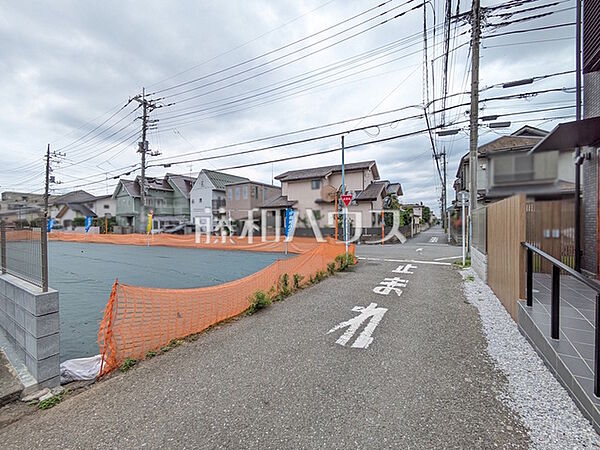 接道状況および現場風景　【小平市上水南町2丁目】