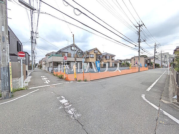 接道状況および現場風景　【小平市上水南町2丁目】