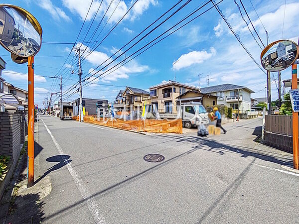 接道状況および現場風景　【小平市上水南町2丁目】