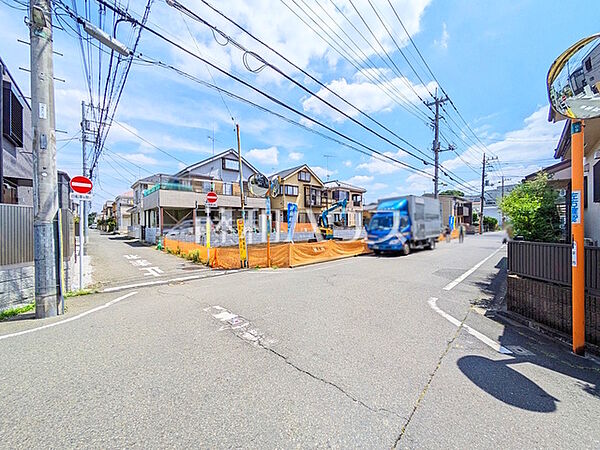 接道状況および現場風景　【小平市上水南町2丁目】