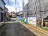 外観：接道状況および現場風景　【富士見市羽沢1丁目】
