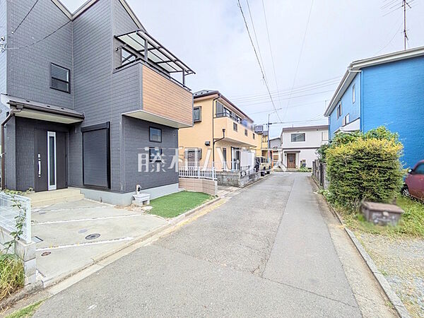接道状況および現場風景　【昭島市美堀町2丁目】