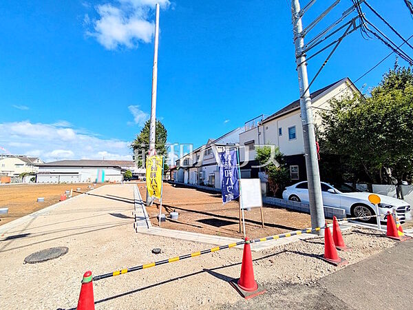 接道状況および現場風景　【府中市本宿町1丁目】