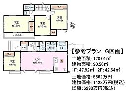 府中市本宿町1丁目 全7区画 建築条件付売地 G号地