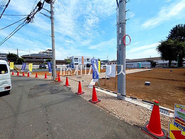 接道状況および現場風景　【府中市本宿町1丁目】