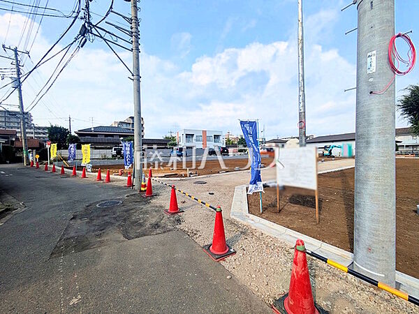 接道状況および現場風景　【府中市本宿町1丁目】