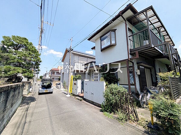 接道状況および現場風景　【調布市上石原3丁目】