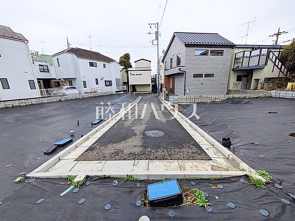 接道状況および現場風景　【中野区沼袋4丁目】