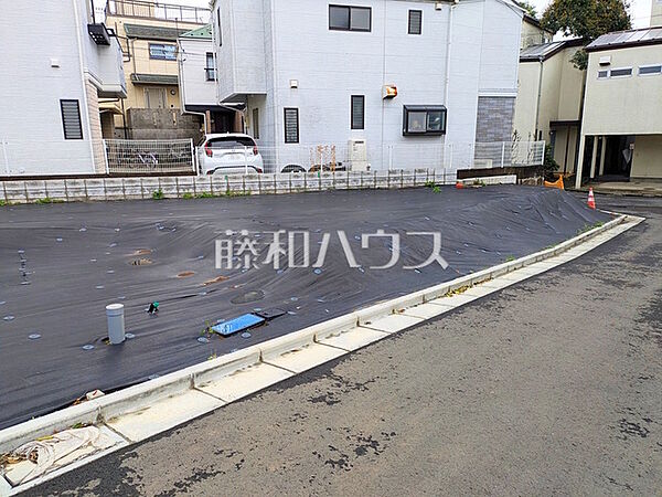 5号地　現地写真/きれいに整備された敷地。これから夢の新邸がここに建ちます。　　【中野区沼袋4丁目】