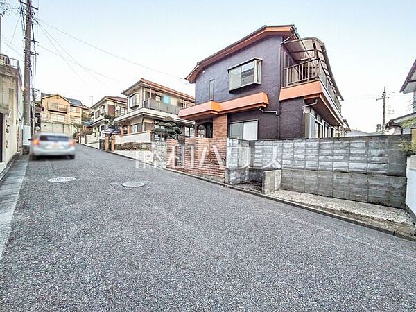 接道状況および現場風景　【八王子市暁町2丁目】