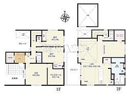 練馬区関町東1丁目 全1棟 新築分譲住宅