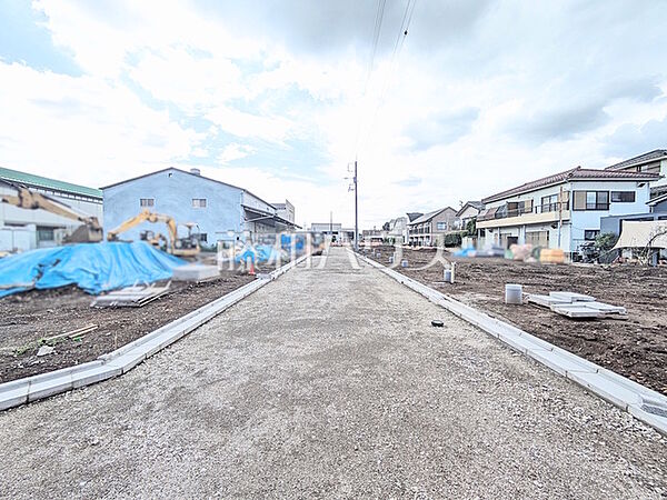 接道状況および現場風景　【小平市上水南町3丁目】