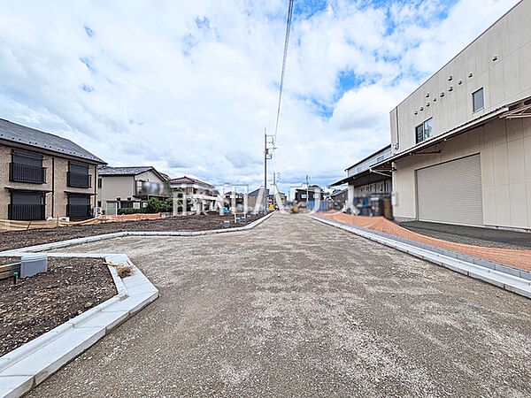 接道状況および現場風景　【小平市上水南町3丁目】