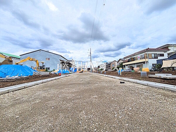 接道状況および現場風景　【小平市上水南町3丁目】
