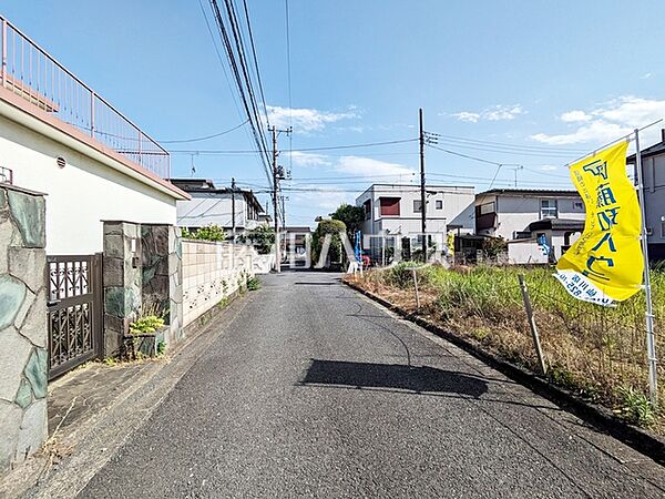 接道状況および現場風景　【狛江市駒井町1丁目】