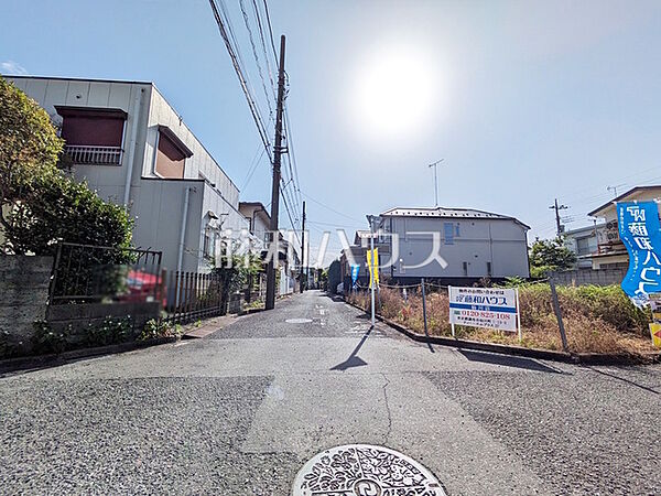 接道状況および現場風景　【狛江市駒井町1丁目】