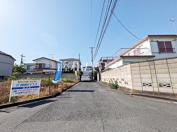 接道状況および現場風景　【狛江市駒井町1丁目】