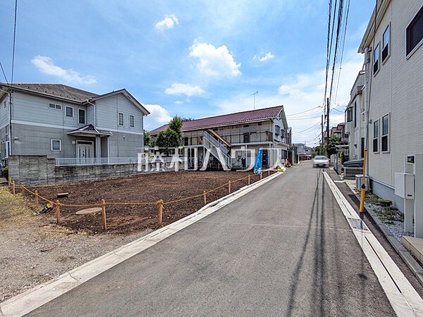 接道状況および現場風景　【小平市学園東町】