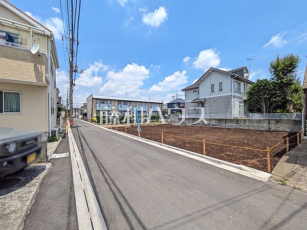 接道状況および現場風景　【小平市学園東町】