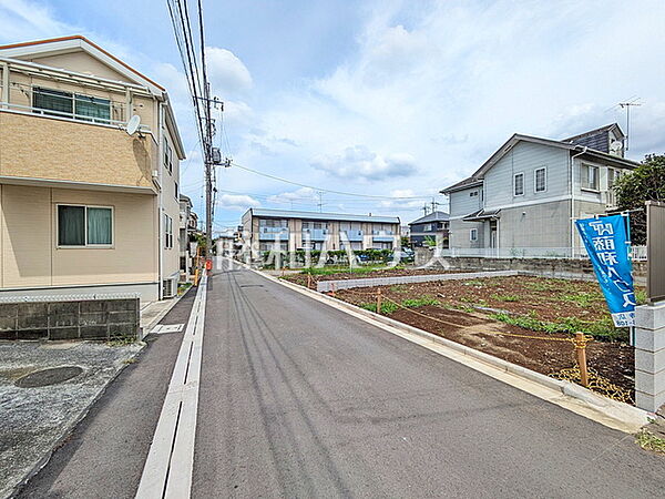 接道状況および現場風景　【小平市学園東町】