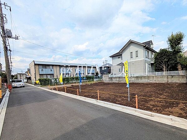 接道状況および現場風景　【小平市学園東町】