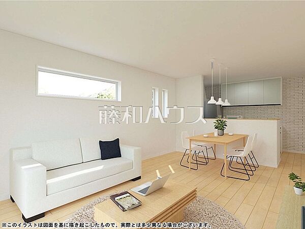 1号地　建物プラン例（内観写真）　【東久留米市下里1丁目】
