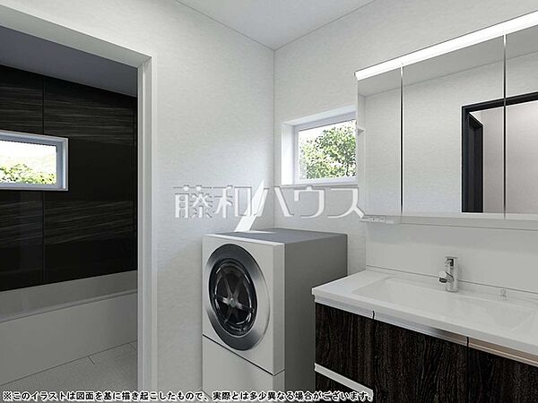 5号地　建物プラン例（パース・内観）　【東久留米市下里1丁目】