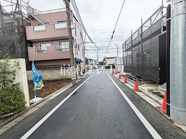 接道状況および現場風景　【杉並区井草1丁目】